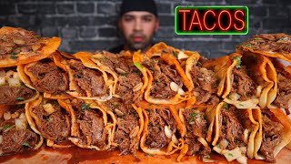 ASMR NO TALKING BIRRIA TACOS MUKBANG [upl. by Anaehr]