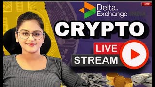 CRYPTO LIVE TRADING  23 AUG  thetradingfemme bitcoin crypto deltacryptolive livetrading [upl. by Nosiddam]