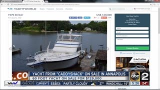 Yacht from Caddyshack for sale in Annapolis [upl. by Airitac264]