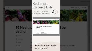 Set Your Categories ✨  Resource Hub Notion Template shorts notion notiontemplate [upl. by Ziagos]