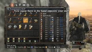 Dark Souls II  How to Spell Snipe  Aim Spells with Binoculars [upl. by Ailed879]