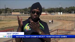 National Deaf championship select team for SADC games [upl. by Nauqel292]