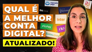 Qual é a MELHOR conta digital de 2023 para investir Análise completa e atualizada [upl. by Aisena]