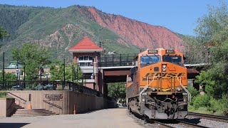 Glenwood Springs Colorado Railfanning [upl. by Erdnua801]