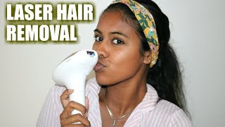 AT HOME LASER HAIR REMOVAL  SILKY SMOOTH RESULTS [upl. by Morvin]