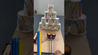 DIY Stick Shoot Machine with Dual DC Motors  Two Dc Motor shorts dcmotor motor [upl. by Kadner7]