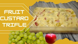 Delightful Fruit Custard Trifle  Perfect for Any Occasion  U Kitchen [upl. by Esyned]