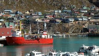 South Greenland  city of Qaqortoq Pt01  on cruise to the USA [upl. by Xonnel]