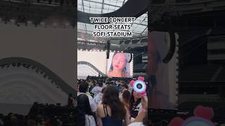 Floor seats for Twice concert at SoFi Stadium 🏟️ 230610 twice twiceconcert [upl. by Egap]