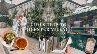 BICESTER VILLAGE VLOG AND HAUL  GIRLS LUXURY SHOPPING TRIP NEW IN BICESTER VILLAGE FOR SUMMER [upl. by Rolyab]