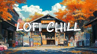 Chill Fall Café Lofi Music 🍂 Soothing Lofi Beats to Create Cozy Quiet Atmosphere for Unwinding [upl. by Sigsmond]