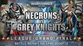 Grey Knights vs Necrons Warhammer 40K Battle Report 9th Edition 2000pts S10EP45 KINGS AND GENERALS [upl. by Amadeus]