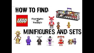 How to Find LEGO Five Nights at Freddys Minifigures amp Sets Online [upl. by High535]