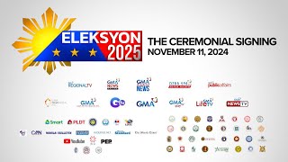 LIVE Eleksyon 2025 Ceremonial Signing  GMA Integrated News  Replay [upl. by Yule]