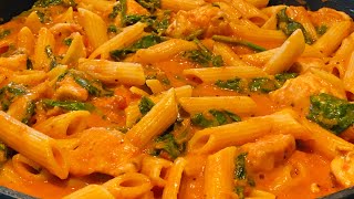 CREAMY CHICKEN TOMATO PASTA [upl. by Hannazus]