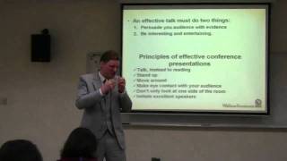 How to Present a Paper at an Academic Conference 18 [upl. by Bourn609]