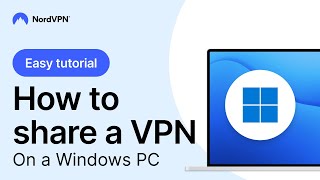 How to share a VPN Easy tutorial  NordVPN [upl. by Atsirhc]