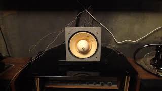 Lowther P4M 1950s resta with speaker cable Holyoke 1950s [upl. by Mellisent]