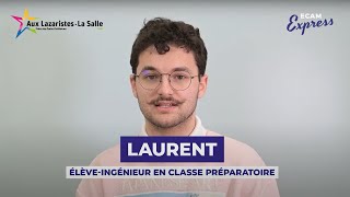 Laurent élève en classe préparatoire ECAM LaSalle associée au lycée Aux Lazaristes La Salle [upl. by Neb775]