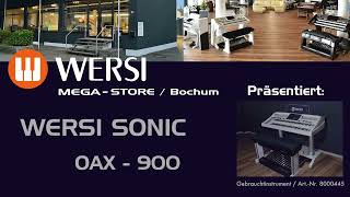 WERSI SONIC OAX900 PerlmuttWeiß Gebrauchtinstrument [upl. by Gerger]