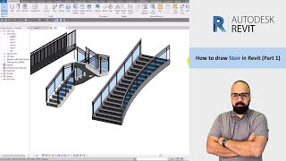 Revit Stair Design Tutorial Part 1  Easy Steps to Create Stairs for Architectural Projects [upl. by Schott917]