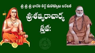 SRI SANKARACHARYA STAVAM WITH TELUGU MEANING [upl. by Auerbach]