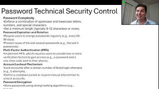 Password Technical Controls [upl. by Otit]