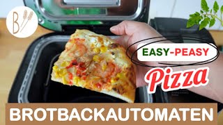 Pizza aber pronto Rezept für den besten Pizzateig aus dem Brotbackautomat [upl. by Henka]