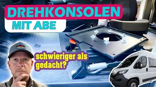 Einbau Ducato Drehkonsolen mit ABE  Drehsitze für den Camper [upl. by Nitsed]