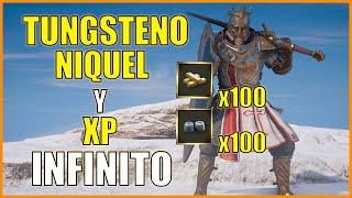 Assassins Creed Valhalla  Obten Niquel Tungsteno y XP INFINITOS [upl. by Aynnek]