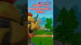 Russon  Mammoth pistol  Victory Royale shorts fortniteclips fortnite [upl. by Rosamond]