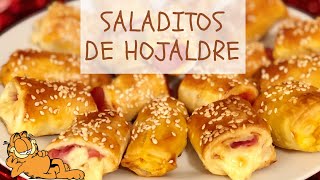 Saladitos de Hojaldre Rellenos 🥟 ¡CASEROS [upl. by Botzow]