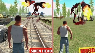 INDIAN BIKE DRIVING 3D SIREN HEAD ATTACK IN CITY100 POLICE ARMY VS SIREN HEAD [upl. by Yaj]