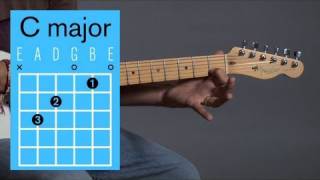 How to Play a C Major Open Chord  Guitar Lessons [upl. by Brietta922]