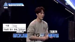 PRODUCE 101 DANCE BATTLE  Daniel vs Haknyeon cut BBoying [upl. by Couture875]