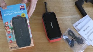 Travel Gadget Review£15 Goodmans waterproof wireless speaker [upl. by Jaqitsch]