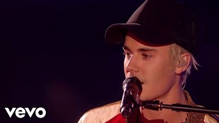 Justin Bieber  Love Yourself amp Sorry  Live at The BRIT Awards 2016 ft James Bay [upl. by Uaeb]