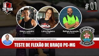 Flexão de braço  PCMG  Polícia Civil de Minas Gerais 2018  1° Teste [upl. by Wilkie]