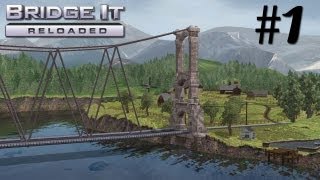 Lets Play Bridge It  Reloaded 1  Tutorial 1 2 amp 3 GERFull HD [upl. by Jet367]