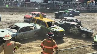 Schaghticoke Fair 6 Cylinder Demolition Derby Afternoon 9224 [upl. by Eseerehc]