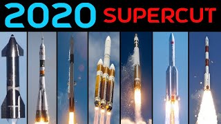 Rocket Launch Compilation 2020  SUPERCUT [upl. by Klehm]