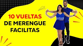 10 VUELTAS DE MERENGUE PARA BAILAR 🔥 [upl. by Cesar]