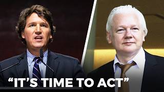 Tucker Carlson Responds to Julian Assange’s Release During Australia Speech [upl. by Alphard]