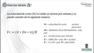 Calculo variables del mecanizado en fresadora [upl. by Aiciram696]