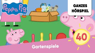 Peppa Pig Hörspiele Folge 40 Gartenspiele  Ganzes Hörspiel des Monats Mai 2023 Peppa Wutz [upl. by Ahsiuqal]