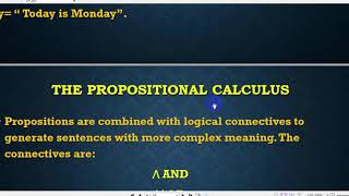 الذكاء الصناعي  Lecture 4 in AI The propositional and predicates calculus [upl. by Treulich]