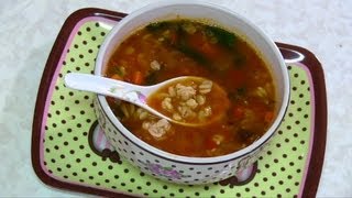 Barley amp Beans Soup Video Recipe Mid Winter Warming Soup by Bhavna [upl. by Nirmak]