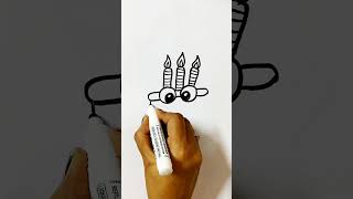 How To Draw Birthday Cake howtodraw kidsdrawing Short theartandcraftroom [upl. by Donnamarie]