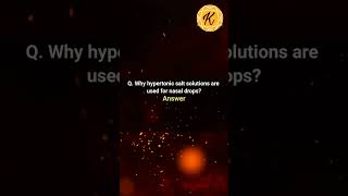 Hypertonic saline solution for nasal drop shorts youtubeshorts shortfeed shortvideo [upl. by Jazmin]