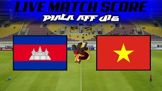 🔴 Live Score KAMBOJA vs VIETNAM  PIALA AFF U16 2024 [upl. by Lincoln777]